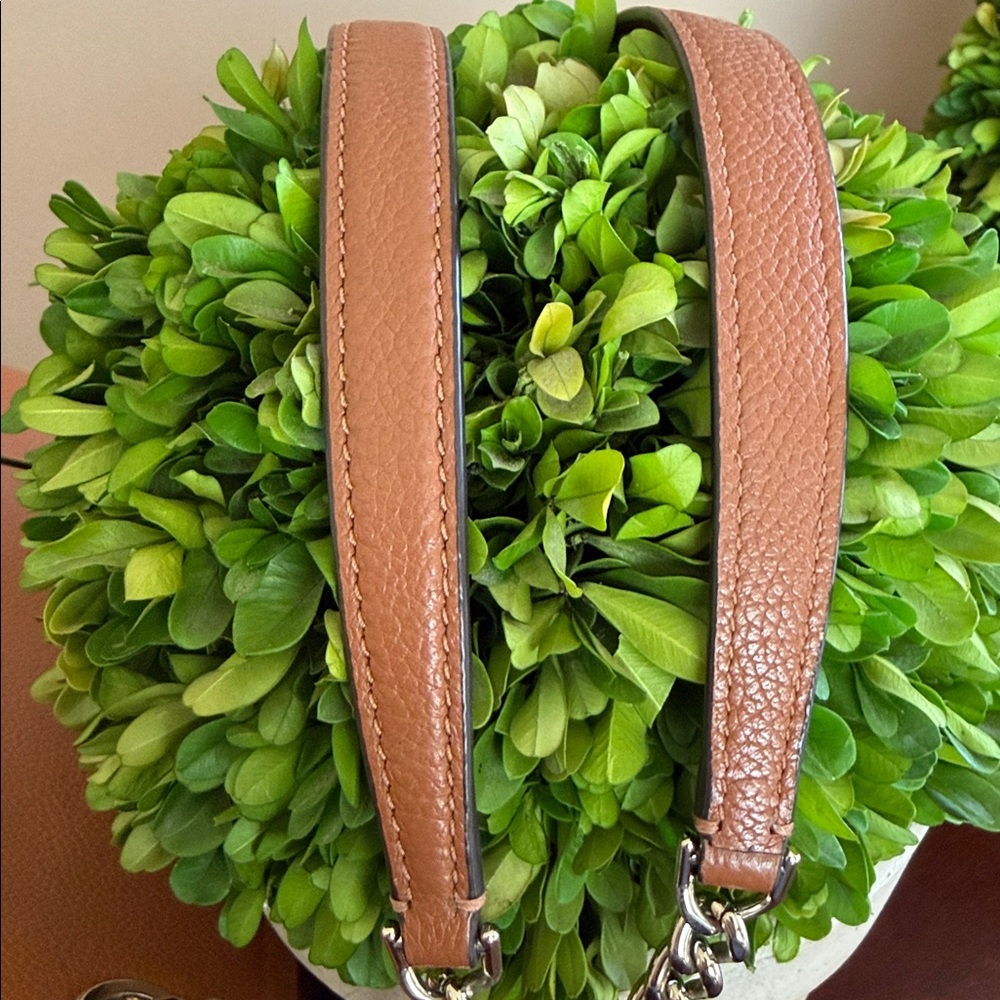 KATE SPADE ♠️ New York 🤎Jordyn🤎 MEDIUM CHAIN-HANDLE LEATHER TOTE BAG 🌟EUC🌟 - Picture 9 of 17